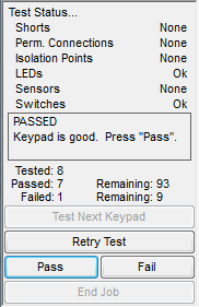 Test Control/Status